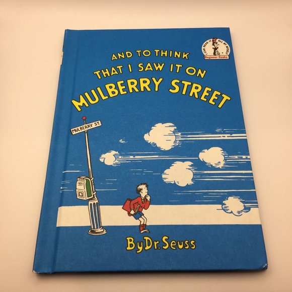 Vintage Out of Print New Dr. Seuss And To Think That I Saw It On Mulberry Street - Picture 1 of 7